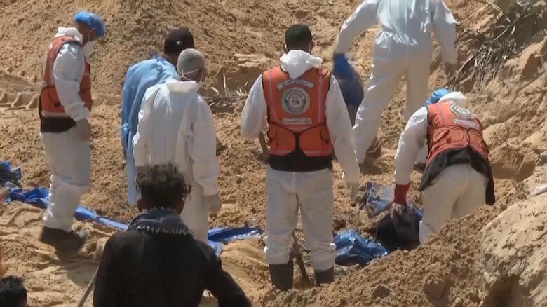 ガザ南部の病院敷地から283人の遺体　ハマス“一部には拷問された痕”と主張｜FNNプライムオンライン