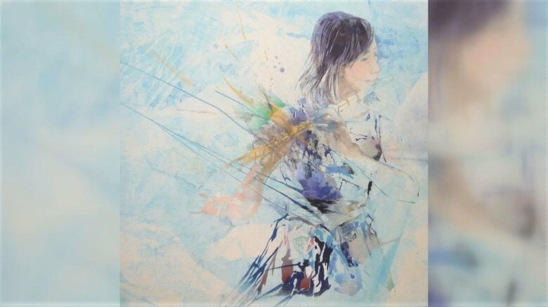 音や言葉に色が見える「共感覚」を生かして…和紙に岩絵の具で描く抽象画　39歳が日本画界に吹かせる新しい風｜FNNプライムオンライン