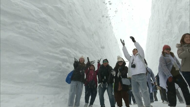 立山黒部アルペンルート全線開通後の2日間で見られた観光客のほとんどは外国人 増えた理由はアメリカのあの有力紙？｜FNNプライムオンライン