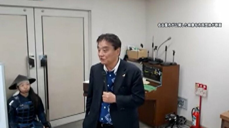 挨拶をする河村たかし市長