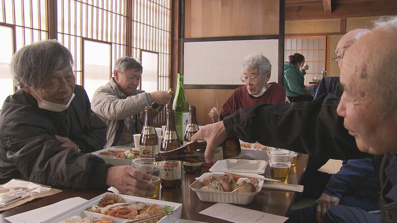 楽しむ住民