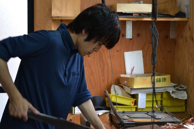 開化堂の職人は若い人が多いのも特徴