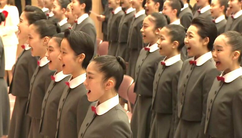 宝塚音楽学校の新入生