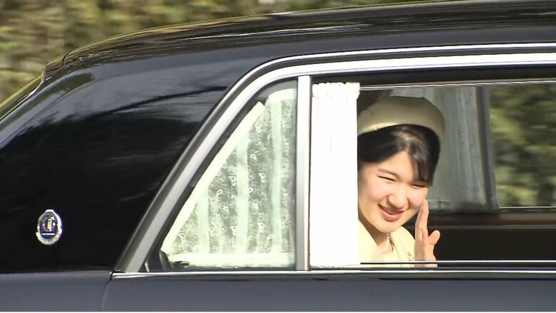 上皇ご夫妻のお住まい仙洞御所へ　4月11日