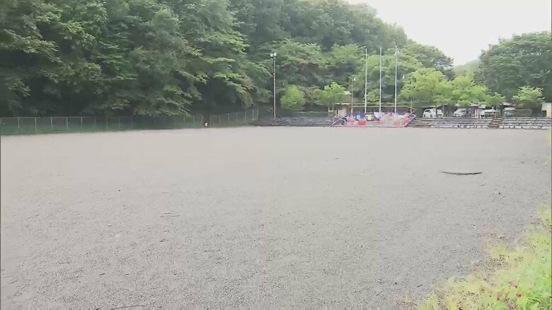 立川グループと調布グループの”決闘”現場となった公園（1日 武蔵村山市）