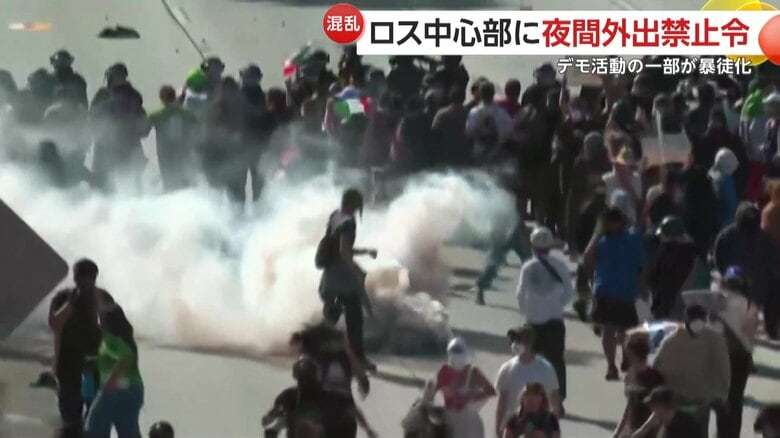 拡大する抗議デモ