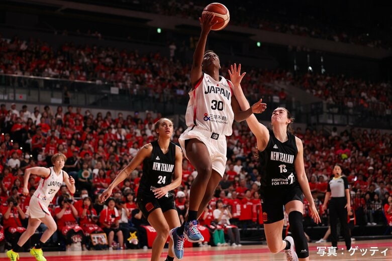 対ニュージーランド第2戦での馬瓜エブリン（6日、東京・有明アリーナ）