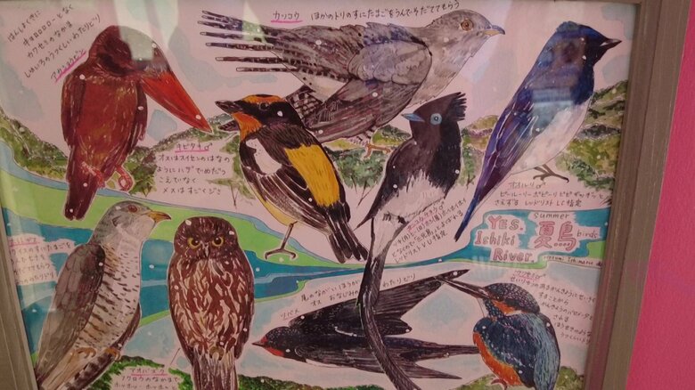 ダム建設で失うものを絵に