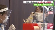 「笑顔を見られて幸せ」「眺めるだけでもうれしい」41日ぶり営業再開に