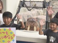 動物たちと共に“長寿”を祝う…『敬老の日』各地でお年寄りにちなんだ催し セイウチとメッセージ撮影も