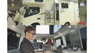 テレワーク活用広がる…動く職場「オフィスカー」注文殺到し納車に半年以上 フル稼働で2台目検討の会社も