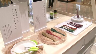 “お米”で環境問題対策 「ライスレジン」のスプーン レストランなどでも導入【新潟発】