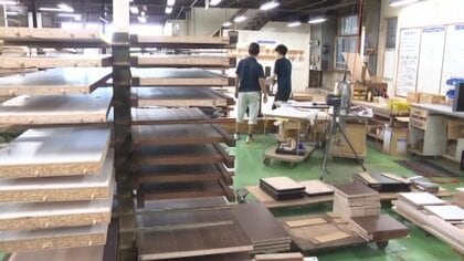「安くなることはない」続く木材高騰　家具メーカーは利益確保に苦慮　“ウッドショック”と円安で【佐賀発】