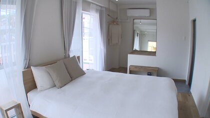 “おばあちゃん家”をホテル＆カフェに…孫と祖母が手がける癒やし空間　思い出の“銭湯”の名残も【長崎発】