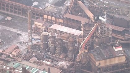 炉の上部吹き飛び大量のがれき散乱…日本製鉄の工場で爆発　約10時間後に鎮火　「熱風炉」とつながる製造設備で9月にトラブルも