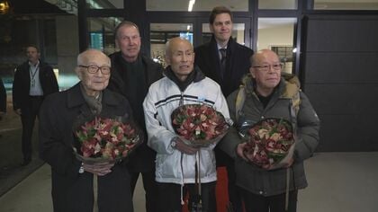 被爆者の歌声オスロまで響け　10日ノーベル平和賞授賞式 日本被団協代表団が到着　長崎では505回目の反核9の日座り込み