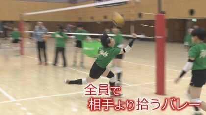 春高バレー】5年連続の出場 工大福井女子「全員で相手より拾うバレー