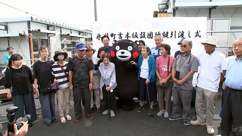 「安全だし家族がずっと一緒にいられる」仮説住宅へ入居開始　震度7の氷川町で県内初【令和8年熊本地震】
