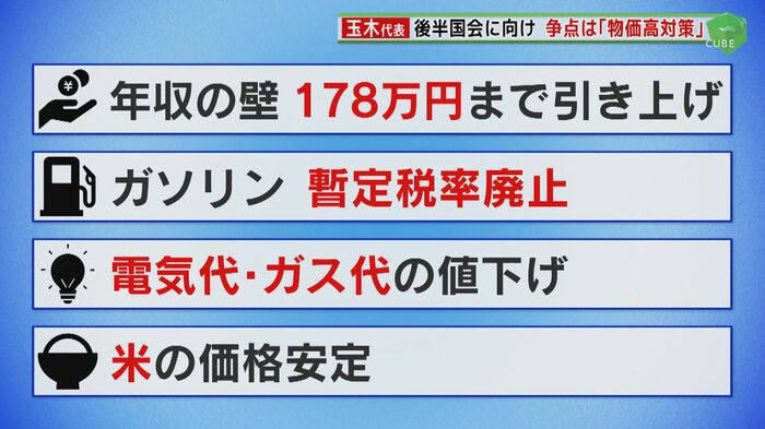 国民民主党が掲げる主な4つの経済政策