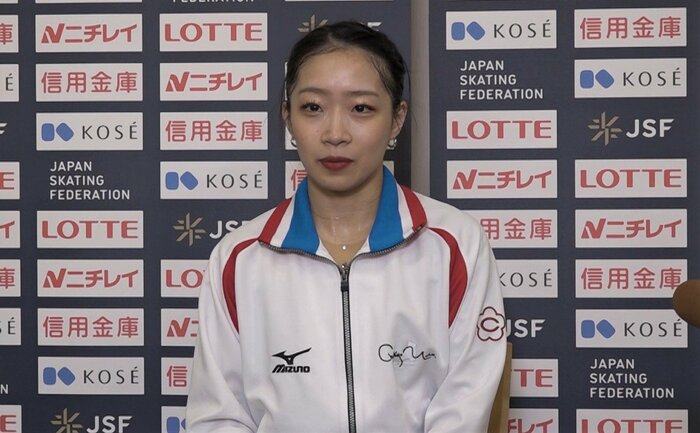 今年の中部選手権後、報道陣の前で語った新田谷