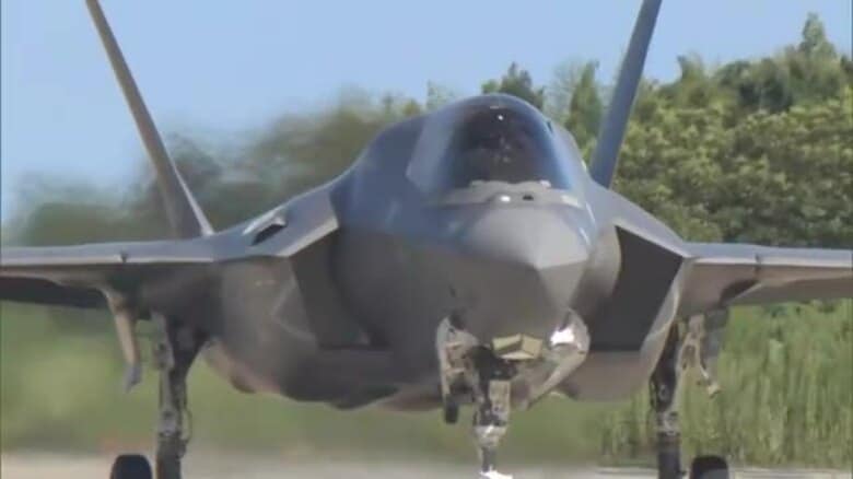 「夜間の垂直着陸訓練は実施せず」宮崎・新田原基地での空自F-35B訓練で中谷防衛相が負担軽減策発表｜FNNプライムオンライン