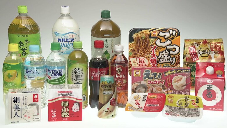 “値上げの秋”が家計直撃…10月は4月以来の値上げラッシュ　ペットボトル飲料200円台に…食品・飲料3024品目｜FNNプライムオンライン