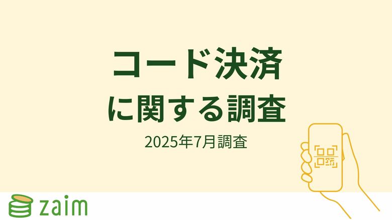 【Zaim調査】キャッシュレス決済で最も使われているのは「コード決済」!ポイント還元で広がる"お得感"、半数以上が利用頻度増