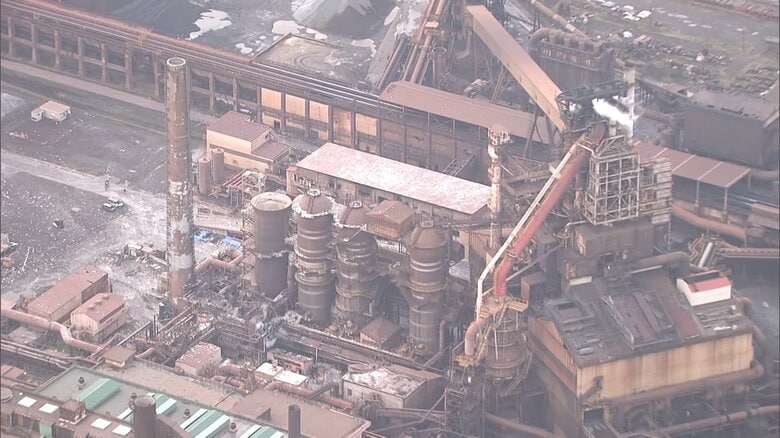 炉の上部吹き飛び大量のがれき散乱…日本製鉄の工場で爆発　約10時間後に鎮火　「熱風炉」とつながる製造設備で9月にトラブルも｜FNNプライムオンライン