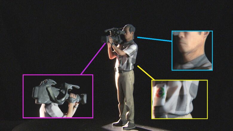 1000万色対応の3Dプリンターで製作…1体3万円～『自分フィギュア』の再現度 ふるさと納税の返礼品にも｜FNNプライムオンライン