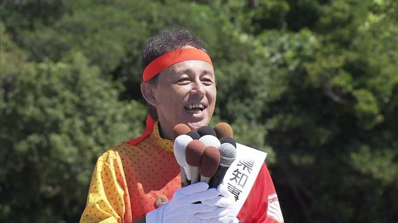 玉城デニー候補は野党6会派の支援を受ける