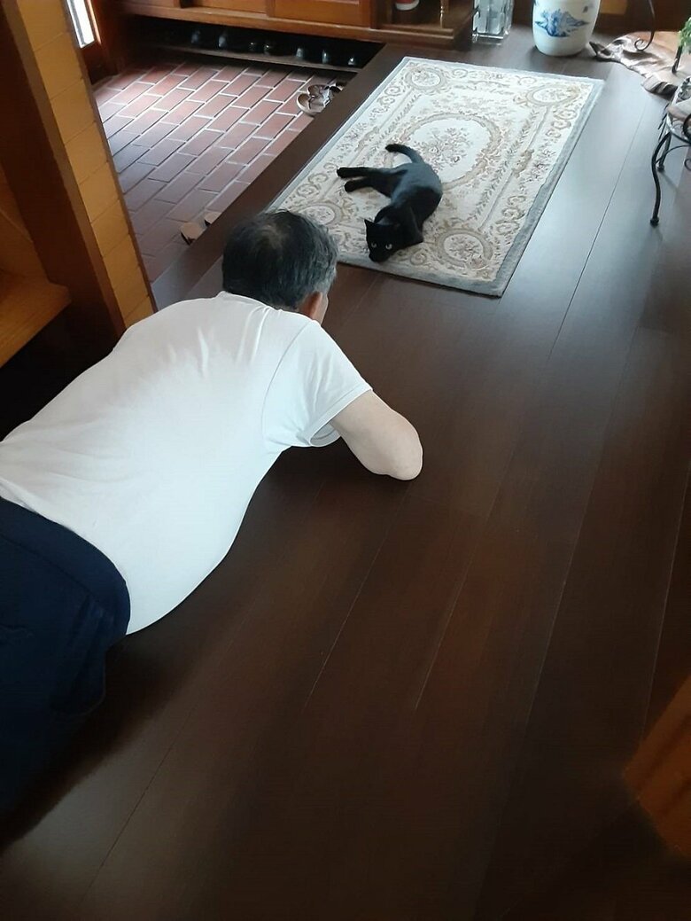 玄関口でも