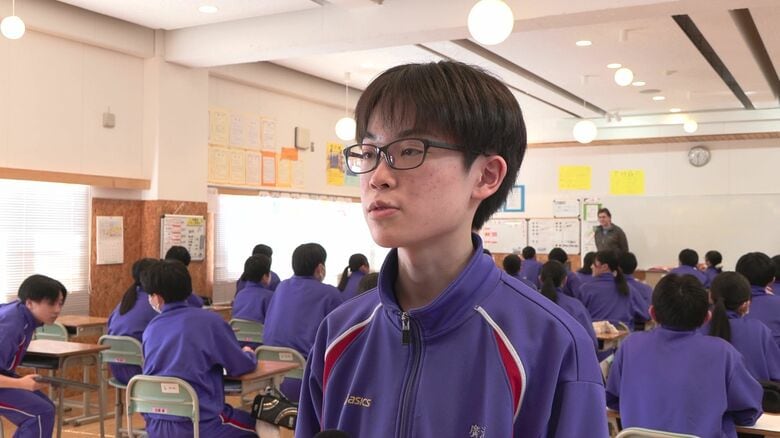 提案した広瀬航大君