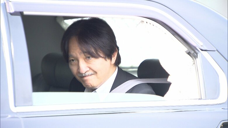 陛下への報告を終えた秋篠宮さま（6月26日）