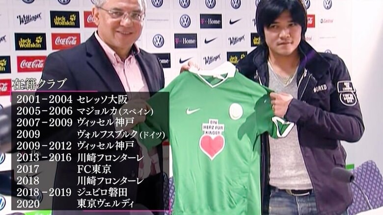 ヴォルフスブルク移籍時の大久保