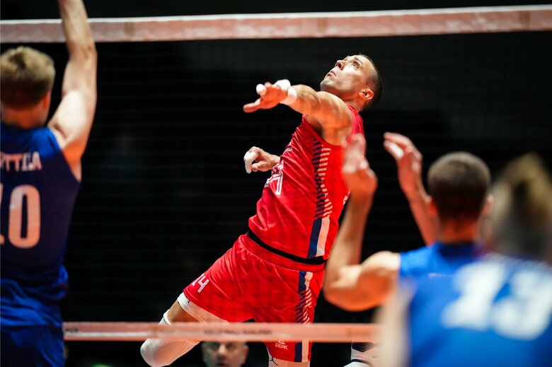 セリエAで得点王の実績 アタナシエビッチ（写真：©️FIVB）