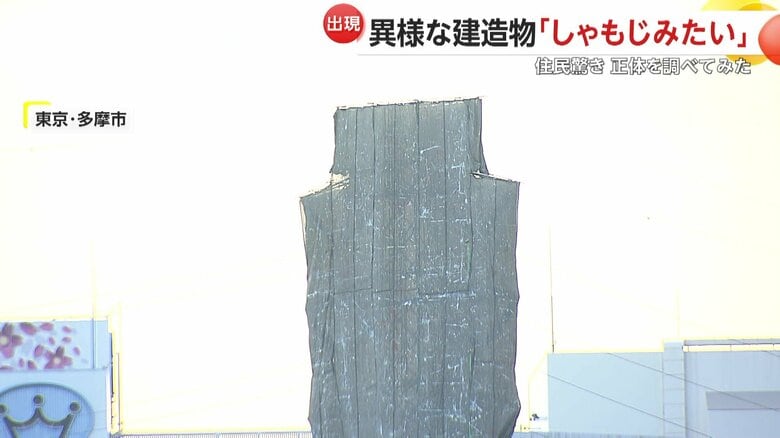 近づいてみると、とても大きいことがわかる不気味な物体