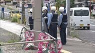 大分市の県道で原付バイクと車が衝突　高齢とみられる男性が意識不明の重体