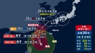 “最強クラス”台風30号　土曜日以降、急カーブし上陸の恐れも　影響で雨雲は西から関東まで　日曜にかけ警報級大雨か