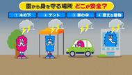 雷から身を守る場所 どこが安全?「木の下」「テント」「車の中」「頑丈な建物」気象予報士が解説
