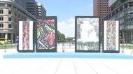 東京駅前に巨大壁画登場 横尾忠則・美美作