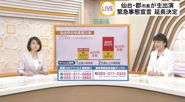 “休業協力金”市独自の支援策も 「危機的な状況と認識」仙台・郡市長に聞く#2