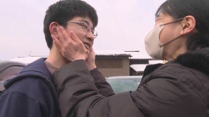 「夢をあきらめるな」集団避難の中3の息子と再会　両親は仕事を休業、将来への不安…母に背中押され、再び前向く