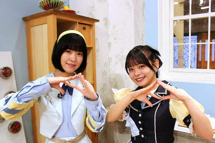 冨樫優花さん(左)と阿部葉菜さん(右)