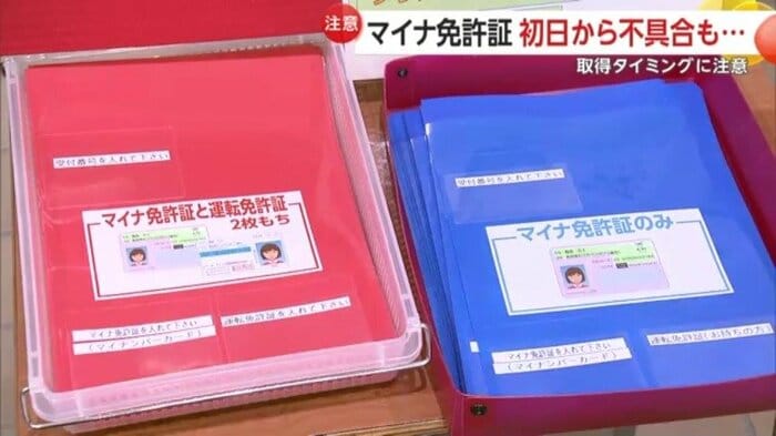 色分けして対応