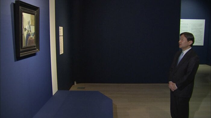 日本初公開の「水差しを持つ女」を鑑賞された