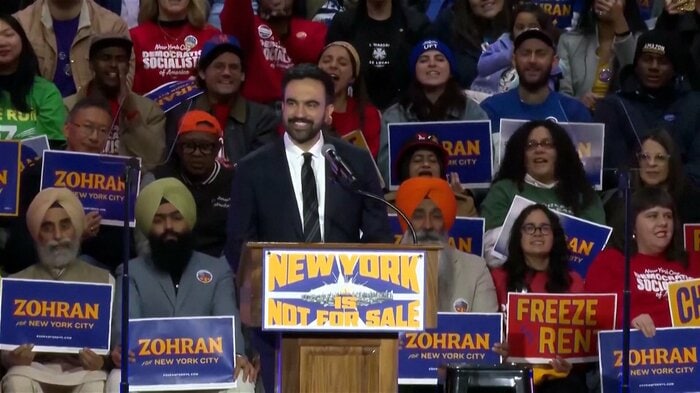 ニューヨーク市長に当選したゾーラン・マムダニ氏