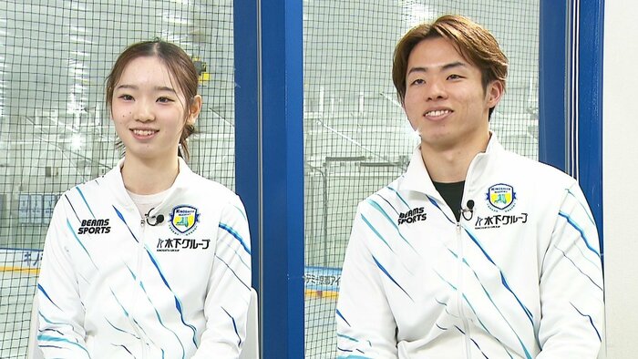 世界選手権に向けて意気込み語る2人