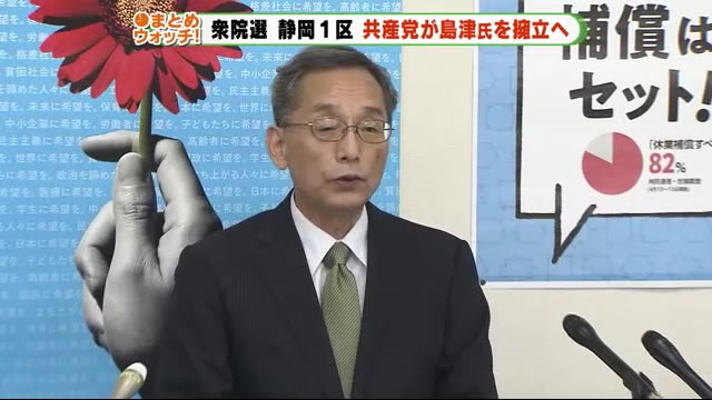 衆院選・静岡1区に共産党は島津氏を擁立へ