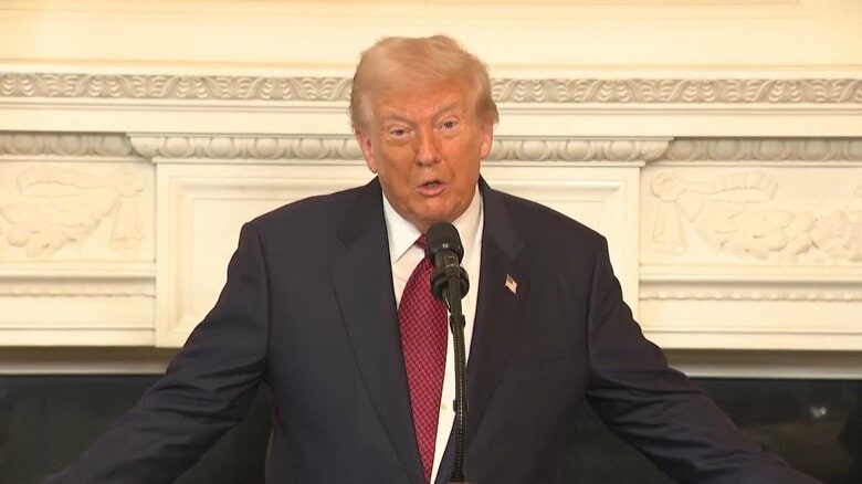 トランプ氏、政府閉鎖が過去最長となり「株式市場に影響」との認識示す｜FNNプライムオンライン