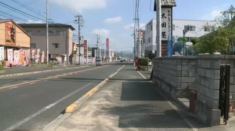 タクシー運転手の女性（54）同僚のタクシーにはねられ死亡　歩道から車道に出たか　広島・尾道市｜FNNプライムオンライン